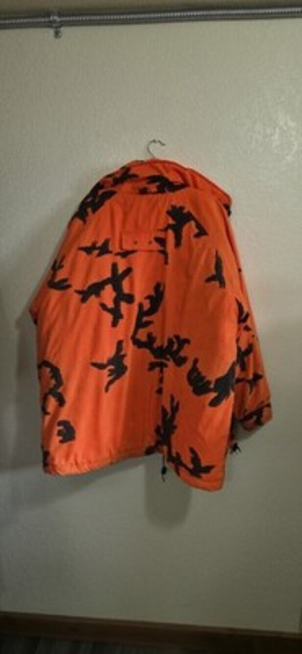 Field & Stream Hooded Blaze Orange Camo Hunting Coat Jacket Mens Size XL, Deer - Picture 12 of 13